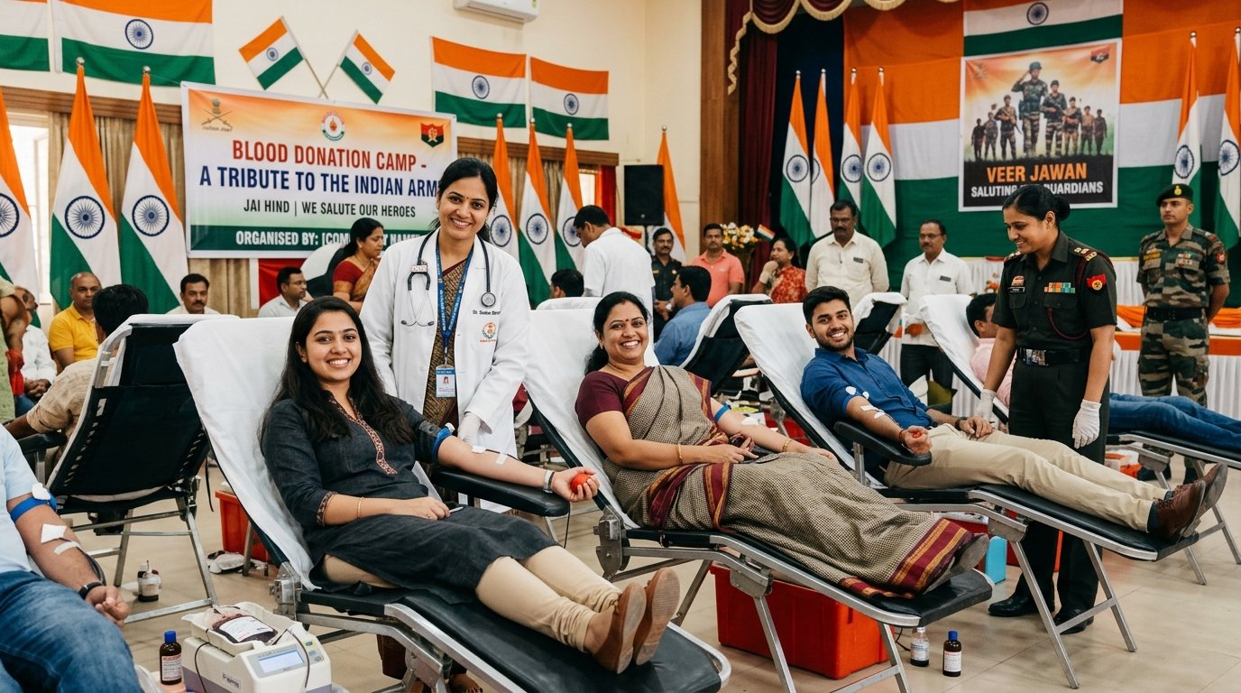 Blood Donation for Indian Army